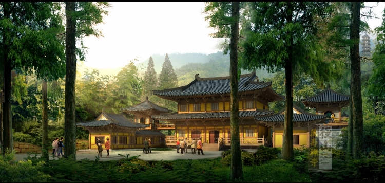 【城市建设】 皋亭山龙居寺复建:将成为杭州最大的佛教寺庙